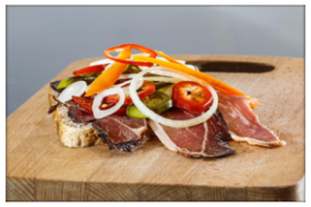 Freshly made deli sandwich